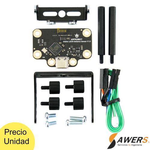 SEN0628 Sensor de Distancia 3D ToF de Matriz 8x8