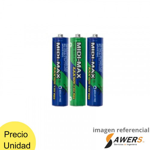 Pila AAA 1.5 V – no recargable (1pcs)
