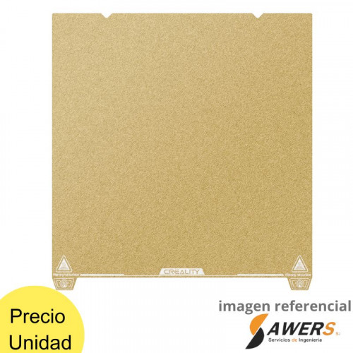 Creality Placa de Impresion PEI Dorada 315x310mm