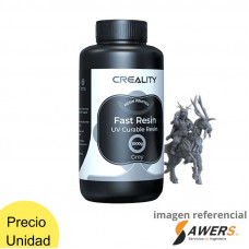 Creality Fast Resin resina de Curado Rapido UV GRIS 1KG