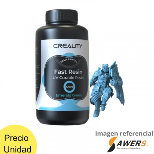 Creality Fast Resin-resina de Curado Rapido UV AZUL 1KG