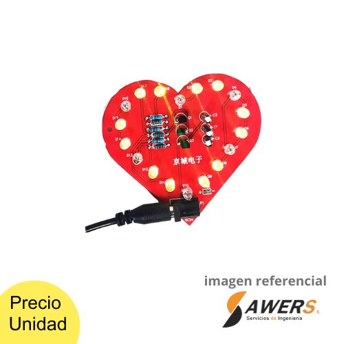 Kit de Bricolaje con forma de Corazon (Kit para armar)