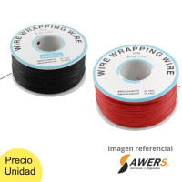 Cable flexible AWG30 Rollo colores Rojo Negro - 250Mt Cable flexible AWG30 Rollo colores Rojo Negro - 250Mt
