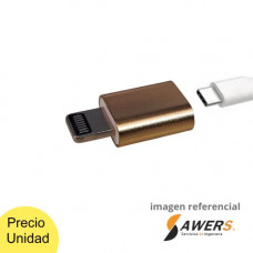 Adaptador USB Tipo C Hembra a USB Lithning(Iphone)