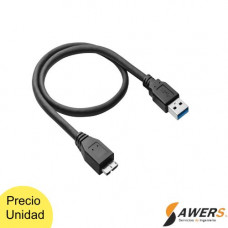 Cable USB3.0 a Micro B Para Disco Duro Externo de 1Metro