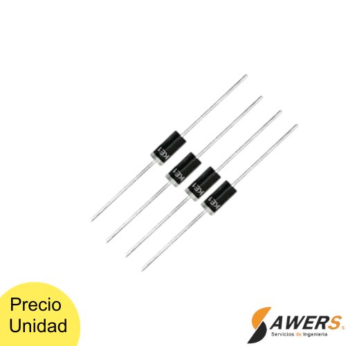 P6KE27A Diodo Supresor de Voltaje Transitorio (TVS) Unidireccional
