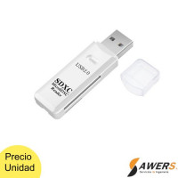 Lector de tarjetas USB2.0 SD/TF 480Mbps Adaptador Lector de tarjetas USB2.0 SD/TF 480Mbps Adaptador