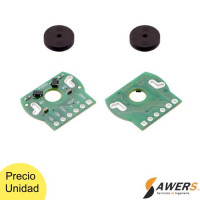 Kit de par de codificadores magnéticos para minimotorreductores de plástico, 12 CPR, 2,7-18 V Kit de par de codificadores magnéticos para minimotorreductores de plástico, 12 CPR, 2,7-18 V