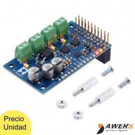 Controlador de triple motor Motoron M3H256 para Raspberry Pi