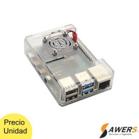 Case Raspberry PI 4 con Ventilador Case Raspberry PI 4 con Ventilador