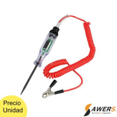 Probador de Voltaje digital 5.3-24VDC automotriz