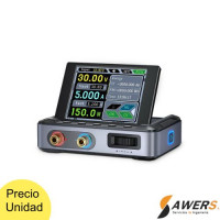 FNIRSI DPS-150 Mini DC Ajustable CNC Programable Fuente de Alimentación Regulada conmutada