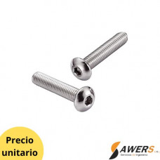 Perno M5 Inox Cabeza Allen 30mm