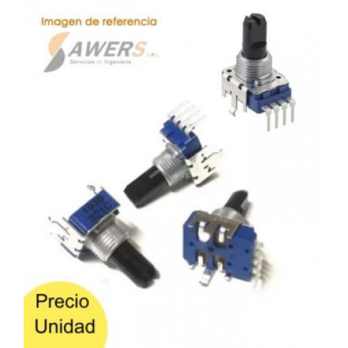 Potenciometro Vertical RK11 B10K 4P