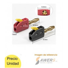 Conector Banana de 4mm 32A-250V