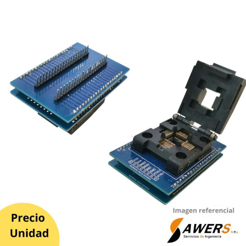 Zocalo Adaptador TQFP44 A DIP40