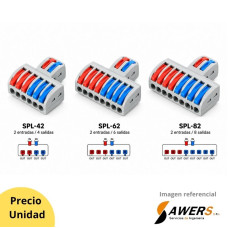 Conector rapido tipo WAGO SPL-82 SPL-62 SPL-42