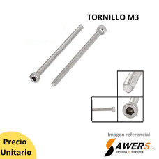 Perno Allen Cabeza Cilindrica M3