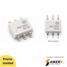 MOC3021 Optoacoplador Salida Triac 400V SMD